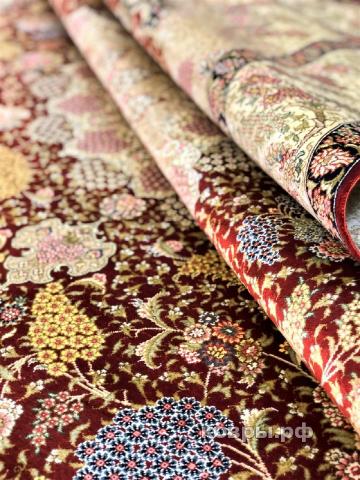 ковер ручной работы Шелковый Китайский ковер ручной работы 2.83x1.81 — фото 4