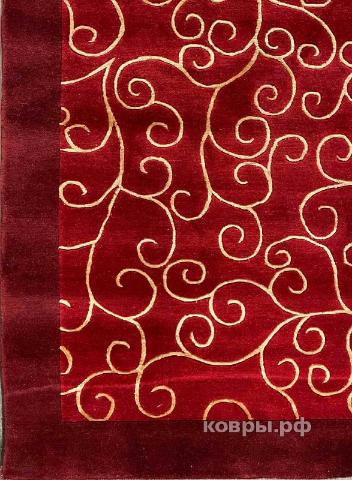 ковер ручной работы Китайский ковер ручной работы из шелка и шерсти 3.66x4.57 — фото 6