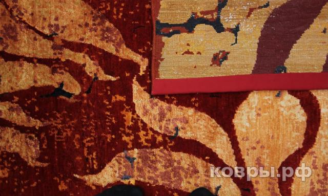 ковер ручной работы Шелковый Индийский ковер ручной работы 2.95x2.47 — фото 4