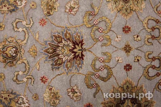 ковер ручной работы Индийский ковер ручной работы из шелка и шерсти Aurora (Аврора) 3.76x2.74 — фото 4