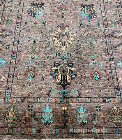 ковер ручной работы Шелковый Афганский ковер ручной работы Сhoubi (Чуби файн) 1.91x1.27 — фото 3