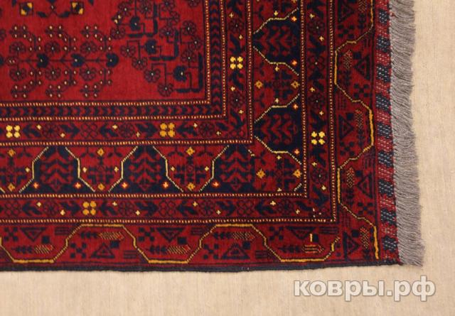 ковер ручной работы Афганский ковер ручной работы из шелка и шерсти Hamamadi (Хамамади) 2x1.05 — фото 2