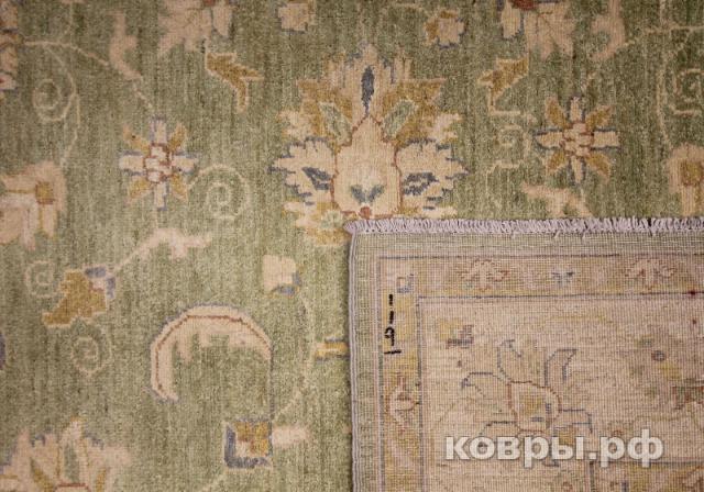 ковер ручной работы Шерстяной Афганский ковер ручной работы Сhoubi Ziegler (Чуби зиглер) 2.49x1.95 — фото 3