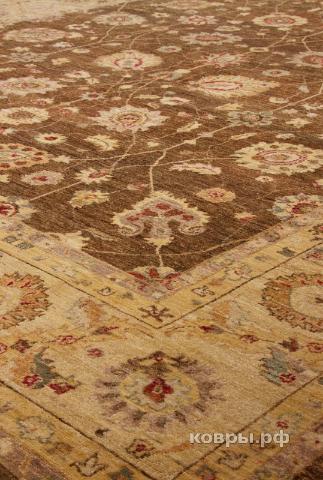 ковер ручной работы Пакистанский ковер ручной работы Чуби зиглер 2.74x3.55м — фото 4