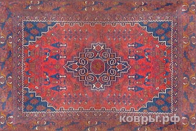 ковер ручной работы Афганский ковер ручной работы Хамамади 1.5x1.97м