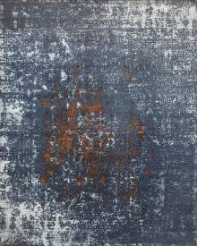 Индийский ковер ручной работы из шелка и шерсти 3.04x2.43