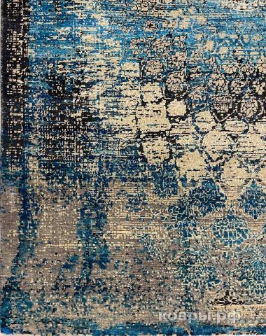 ковер ручной работы Индийский ковер ручной работы из шелка и шерсти 2.35x1.68 — фото 2