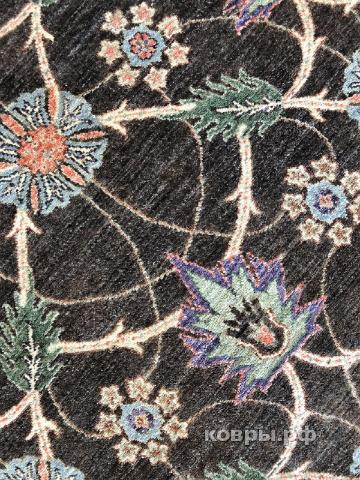 ковер ручной работы Шерстяной Афганский ковер ручной работы Сhoubi Ziegler (Чуби зиглер) 4.19x3.06 — фото 4