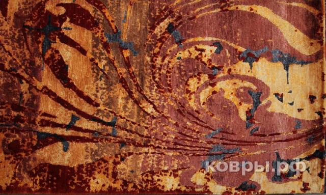 ковер ручной работы Шелковый Индийский ковер ручной работы 2.95x2.47 — фото 5