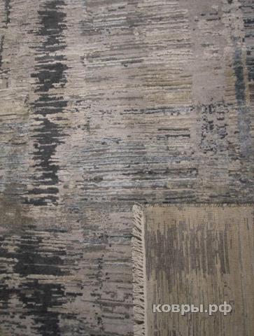 ковер ручной работы Индийский ковер ручной работы из шелка и шерсти 3.77x2.71 — фото 3