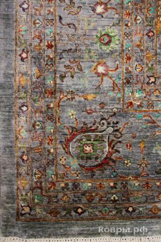 ковер ручной работы Шелковый Афганский ковер ручной работы Сhoubi (Чуби) 5.03x3.86 — фото 2