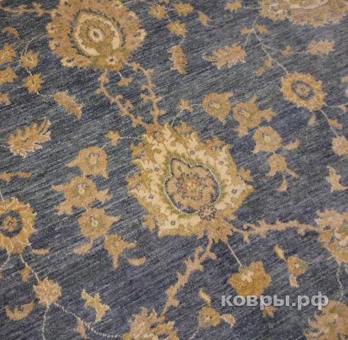 ковер ручной работы Шелковый Афганский ковер ручной работы Сhoubi (Чуби) 3.55x2.76 — фото 3