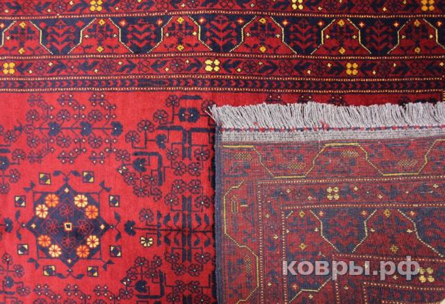 ковер ручной работы Афганский ковер ручной работы из шелка и шерсти Hamamadi (Хамамади) 2x1.05 — фото 3