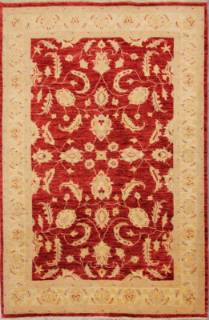 Шерстяной Афганский ковер ручной работы Сhoubi (Чуби) 1.87x1.25