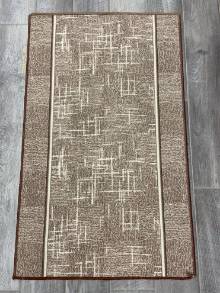 Коврик №1498,серо-коричневый,размер 0,8 на 1,3 метра