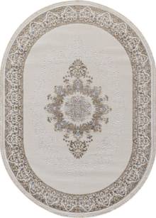 Ковер Ковер MOSSO 27236 CREAM / BLUE Овал