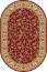 ковер Merinos Izmir d155 RED Овал