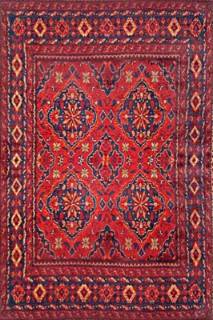 Афганский ковер ручной работы Хамамади 1.0x1.5м