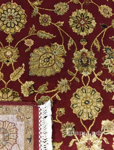 ковер ручной работы Индийский ковер ручной работы из шелка и шерсти Aurora (Аврора) 1.68x2.46 — фото 3