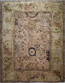 Шелковый Афганский ковер ручной работы Сhoubi (Чуби файн) 3.41x2.76