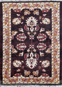 Шерстяной Афганский ковер ручной работы Сhoubi (Чуби) 0.57x0.78