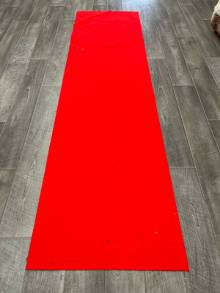 Коврик № 1605,алый,размер 0,8 на 2,96 метра