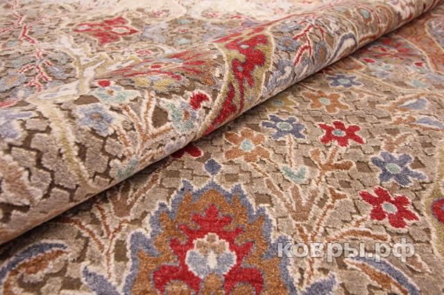 ковер ручной работы Индийский ковер ручной работы из шелка и шерсти Bidjar (Биджар) 3.64x2.74 — фото 4