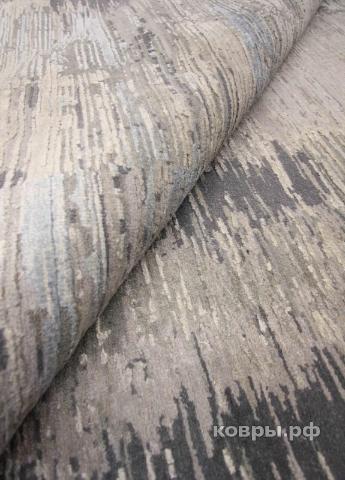 ковер ручной работы Индийский ковер ручной работы из шелка и шерсти 3.77x2.71 — фото 4