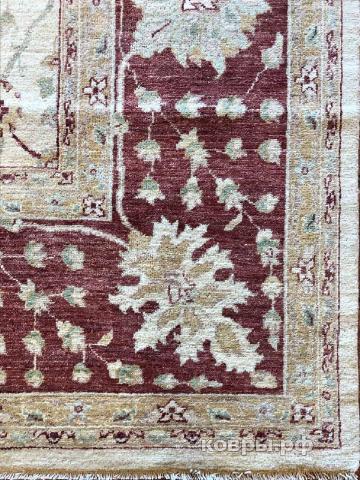 ковер ручной работы Шерстяной Афганский ковер ручной работы Сhoubi Ziegler (Чуби зиглер) 3.56x2.64 — фото 2