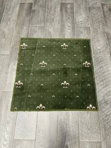 Коврик № 1813,зеленый,размер 0,85 на 0,85 метра