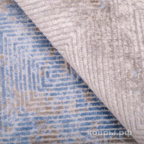 ковер OZKAPLAN Kalahari W9738 L.GREY / L.BLUE — фото 2