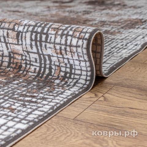 ковер Турция Luna 05347A ANTRASITC / BROWN — фото 2