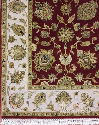 ковер ручной работы Индийский ковер ручной работы из шелка и шерсти Aurora (Аврора) 1.68x2.46 — фото 4