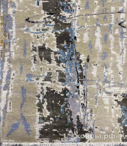 ковер ручной работы Индийский ковер ручной работы из шелка и шерсти 4.33x3.1 — фото 3