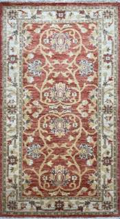 Шелковый Афганский ковер ручной работы Сhoubi (Чуби) 1.43x0.72