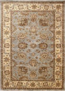 Афганский ковер ручной работы из шелка и шерсти Сhoubi Ziegler (Чуби зиглер) 2.13x1.38