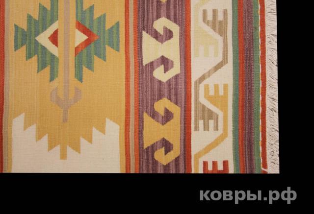 ковер ручной работы Шерстяной Афганский ковер ручной работы Kilim (Килим) 2.45x1.7 — фото 4
