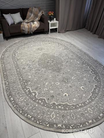 ковер Ковер KARMEN HALI ARMINA GA073G GREY / GREY Овал — фото 3