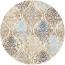 ковер Merinos Valencia Deluxe d310 CREAM-BROWN Круг