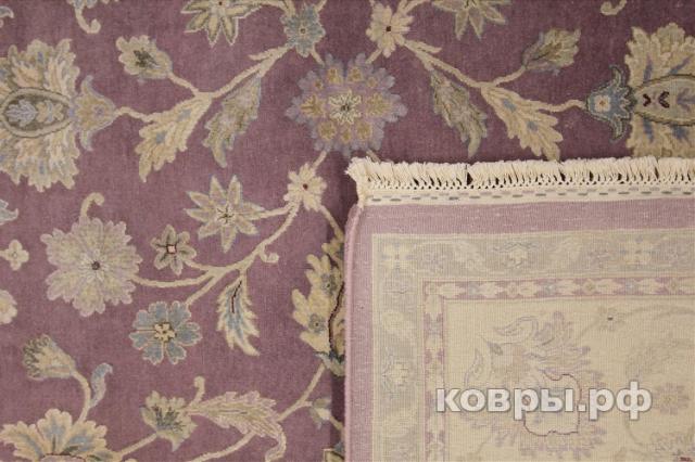 ковер ручной работы Индийский ковер ручной работы из шелка и шерсти Aurora (Аврора) 3.07x2.49 — фото 3