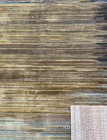 ковер ручной работы Индийский ковер ручной работы из шелка и шерсти 4.24x3.12 — фото 4