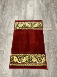 Коврик № 791,бордовый,размер 1 на 0,65 метра