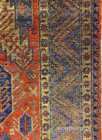 ковер ручной работы Шелковый Афганский ковер ручной работы Horasan (Хорасан) 3.71x2.8 — фото 6