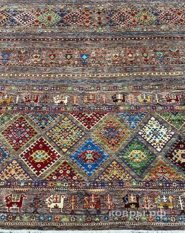 ковер ручной работы Шелковый Афганский ковер ручной работы Khurgin (Хурджин) 3.22x2.03 — фото 2