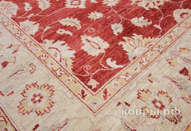 ковер ручной работы Шерстяной Афганский ковер ручной работы Сhoubi Ziegler (Чуби зиглер) 2.52x2 — фото 2