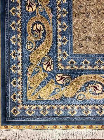 ковер ручной работы Шелковый Китайский ковер ручной работы Hereke (Хереке) 3.65x2.59 — фото 3