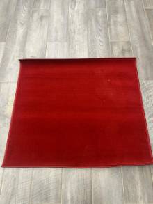 Коврик№1539,красный,размер 1 на 0,9 метра