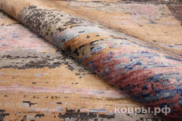 ковер ручной работы Индийский ковер ручной работы из шелка и шерсти 2.92x2.46 — фото 5