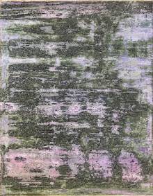 Индийский ковер ручной работы из шелка и шерсти 3.11x2.43