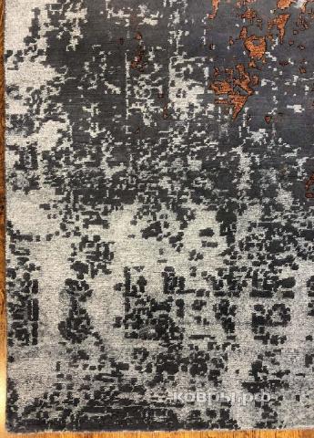 ковер ручной работы Индийский ковер ручной работы из шелка и шерсти 3.04x2.43 — фото 4